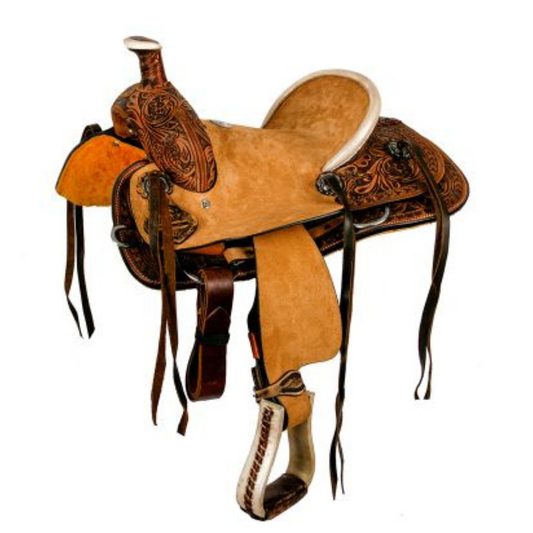 10" DOUBLE T  PONY HARD SEAT ROPER SADDLE