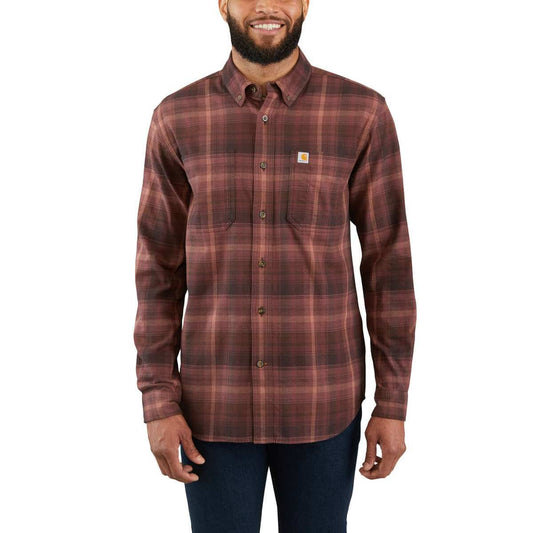 103820 - Carhartt Men's Rugged Flex Hamilton Plaid Long Sleeve Shirt