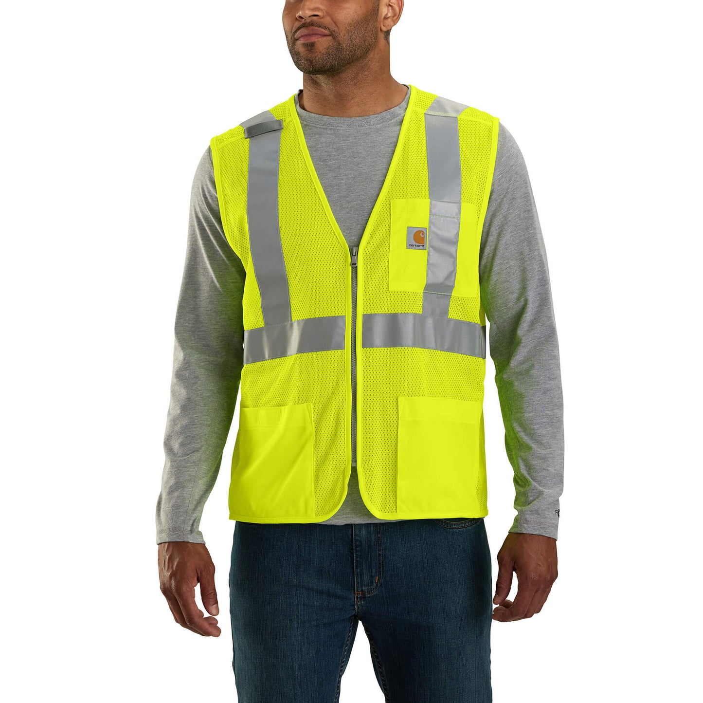 106171 - Carhartt High Visibility Mesh Multi-Pocket Class 2 Vest