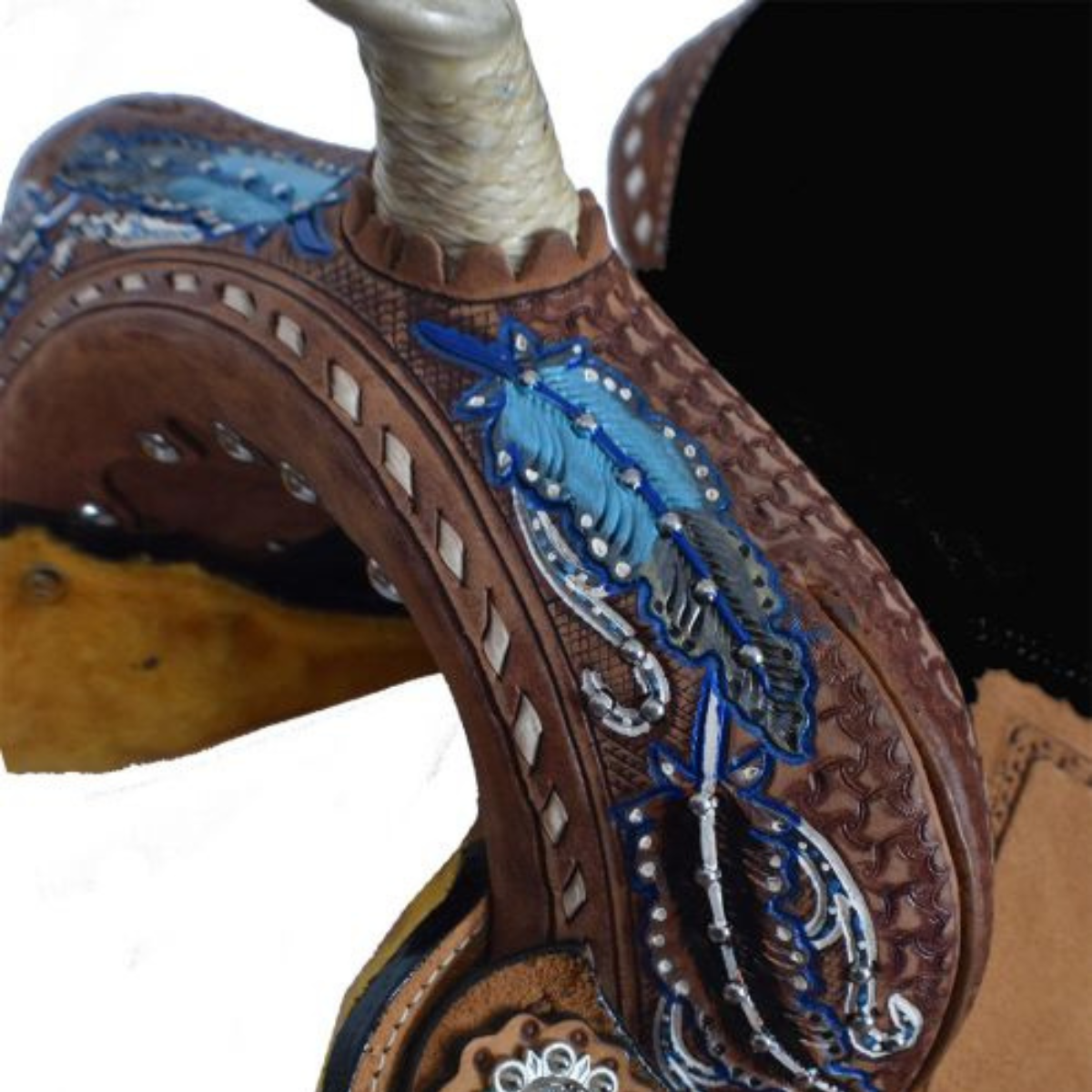 12" DOUBLE T YOUTH BARREL STYLE SADDLE