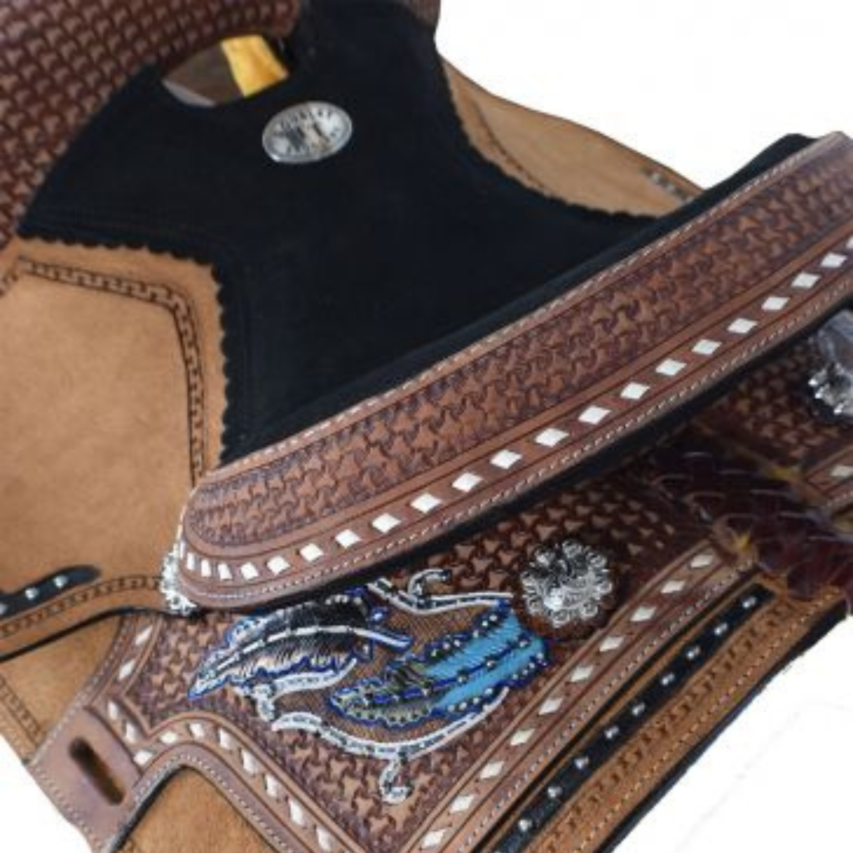 12" DOUBLE T YOUTH BARREL STYLE SADDLE