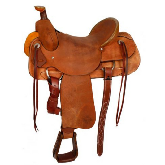 15" Showman ® Hard Seat Roping Saddle