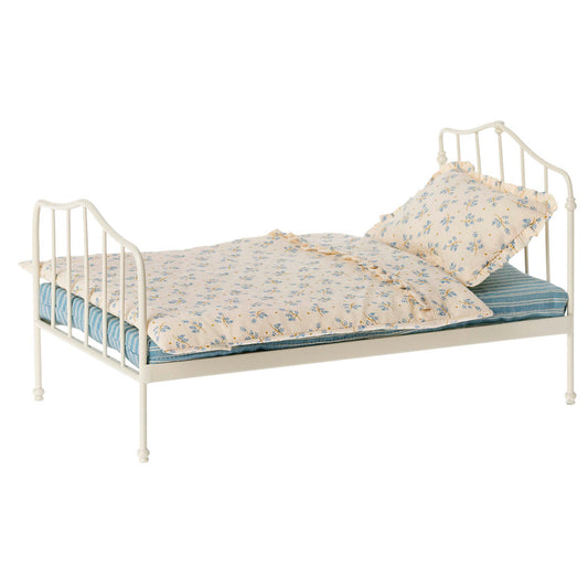 Maileg Miniature Bed, Blue