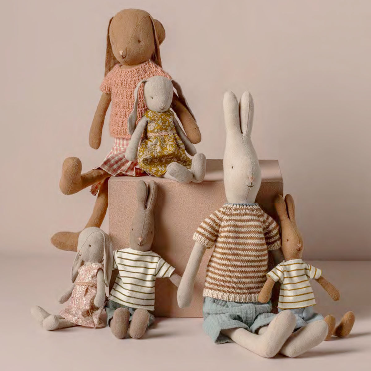 Maileg Rabbit in Sweater and Pants, Size 3 (ships on 5/28)