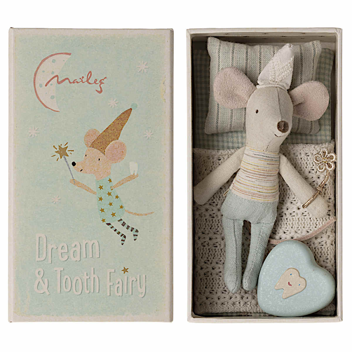 Maileg Tooth Fairy LITTLE Brother Mouse in Box