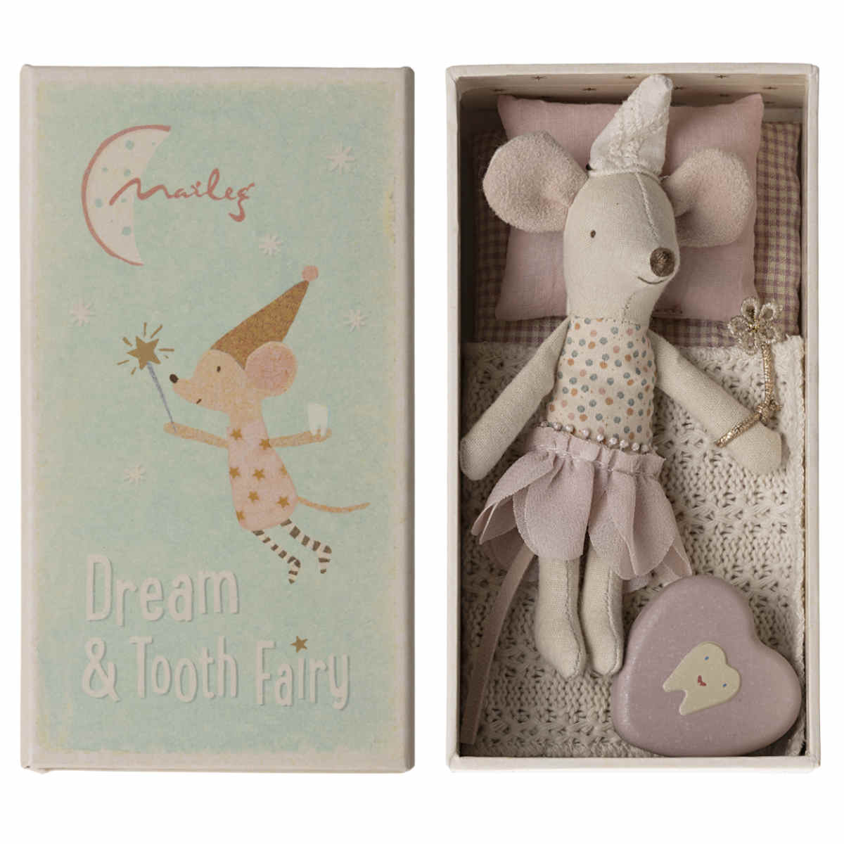 Maileg Tooth Fairy LITTLE Sister Mouse in Box