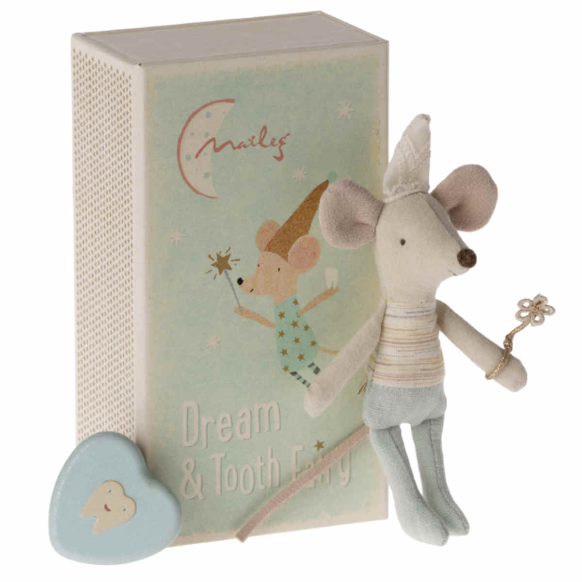 Maileg Tooth Fairy LITTLE Brother Mouse in Box