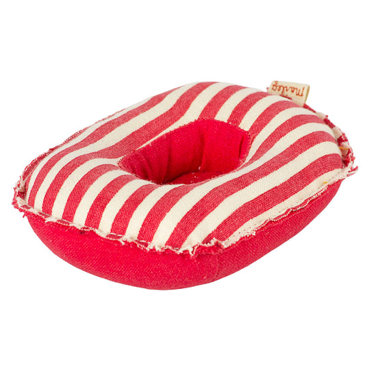 Maileg Mouse size Boat, Red Stripe