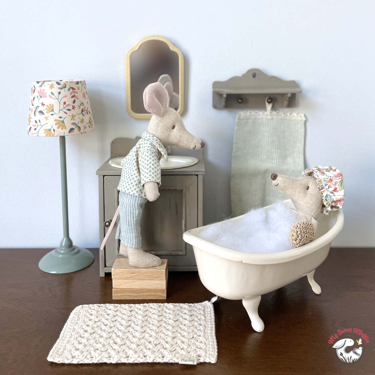 Maileg Miniature Doll House Bathroom Sink